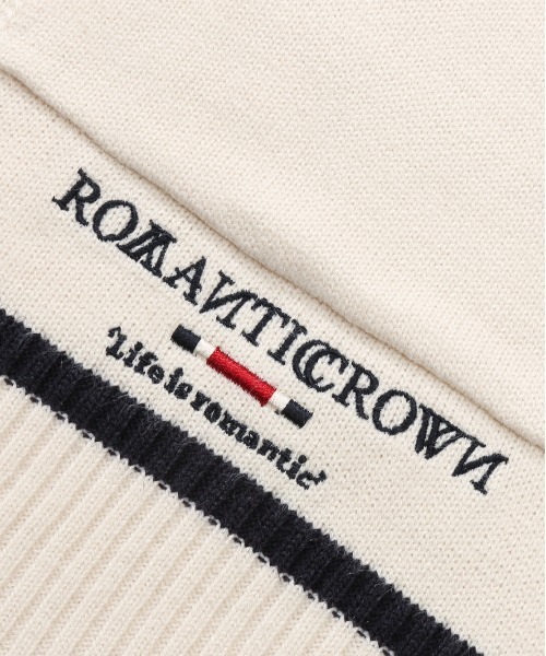 ROMANTIC CROWN(ロマンティッククラウン)の「【ROMANTIC CROWN】SPREAD COLLAR KNIT CARDIGAN / ロマンティッククラウン スプレッド カラー ニット カーディガン(カーディガン/ボレロ・メンズ・オートミール/ネイビー・LARGE/MEDIUM/SMALL)」の13枚目の写真