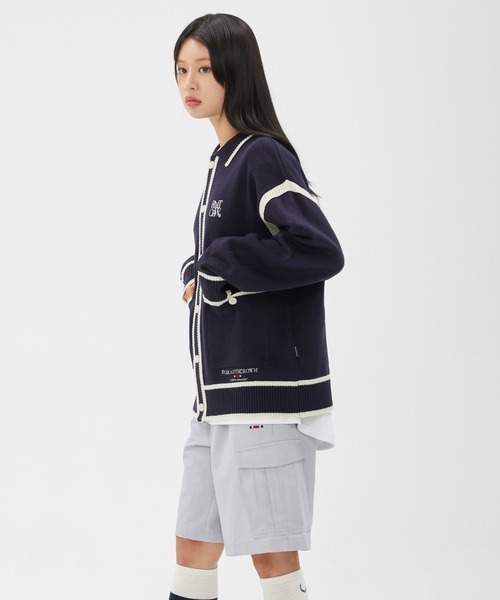 ROMANTIC CROWN(ロマンティッククラウン)の「【ROMANTIC CROWN】SPREAD COLLAR KNIT CARDIGAN / ロマンティッククラウン スプレッド カラー ニット カーディガン(カーディガン/ボレロ・メンズ・オートミール/ネイビー・LARGE/MEDIUM/SMALL)」の18枚目の写真