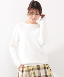 DRESKIP | ガンガン洗える！USAコットン畦編みニット(ニット/セーター)