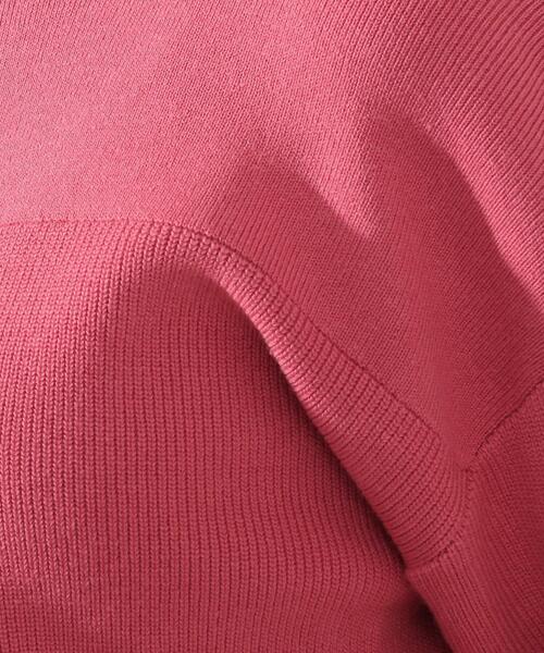 DRESKIP（ドレスキップ）の「◆ガンガン洗える！USAコットン畦編みニット（ニット/セーター・レディース・ベージュ系その他2/オフホワイト/グリーン/ネイビー系2/ピンク系/ブラック系2・04/02/03）」の19枚目の写真