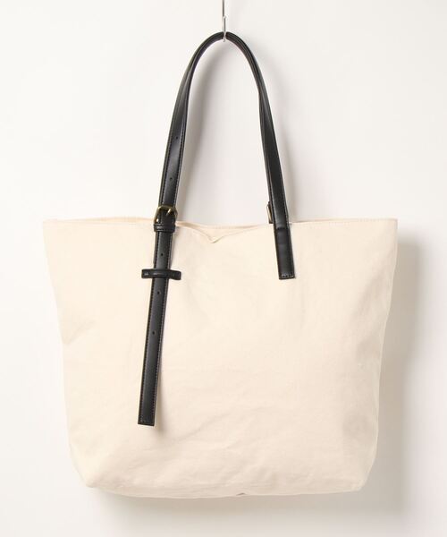 Lugnoncure（ルノンキュール）の「キャンバストートバッグ（トートバッグ・レディース・ブラック/ブラウン・ﾌﾘ-）」の7枚目の写真