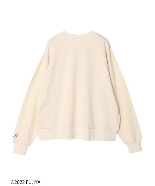 Green Parks(グリーンパークス)の「Peko Poko プリントスウェット(Tシャツ/カットソー・レディース・ライトベージュ/チャコールグレー・FREE)」の13枚目の写真