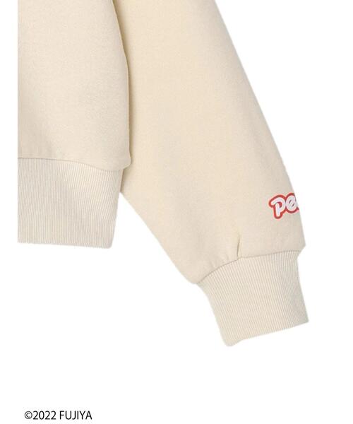 Green Parks(グリーンパークス)の「Peko Poko プリントスウェット(Tシャツ/カットソー・レディース・ライトベージュ/チャコールグレー・FREE)」の4枚目の写真