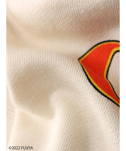 Green Parks(グリーンパークス)の「Peko Poko プリントスウェット(Tシャツ/カットソー・レディース・ライトベージュ/チャコールグレー・FREE)」の14枚目の写真