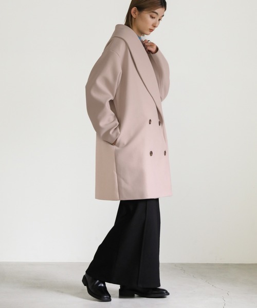 ショールカラーミドルコート（その他アウター）｜select MOCA
