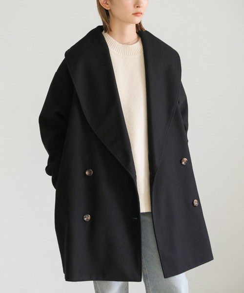 ショールカラーミドルコート（その他アウター）｜select MOCA
