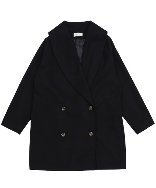 ショールカラーミドルコート（その他アウター）｜select MOCA