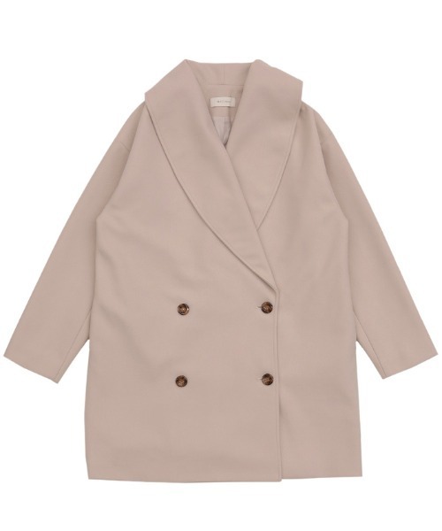 ショールカラーミドルコート（その他アウター）｜select MOCA