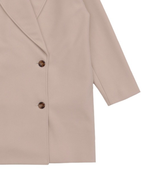 ショールカラーミドルコート（その他アウター）｜select MOCA