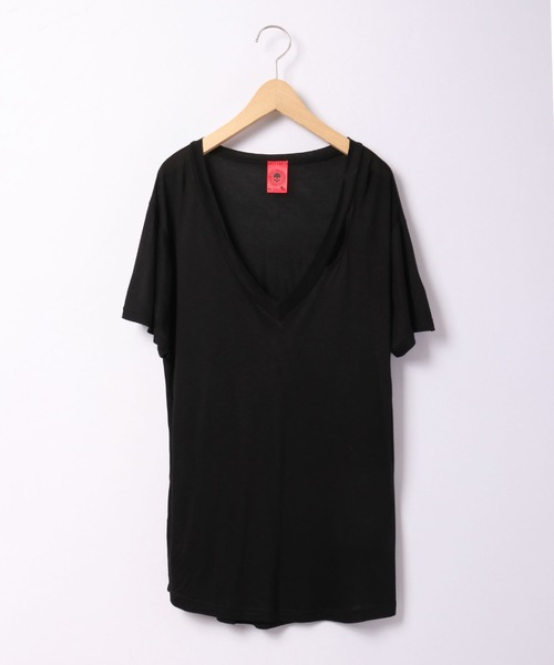 ByTheR（バイザアール）の「BYTHER 韓国ブランド 切替Vネック半袖Tシャツ（Tシャツ/カットソー・メンズ・ホワイト/ブラック・FREE）」の8枚目の写真