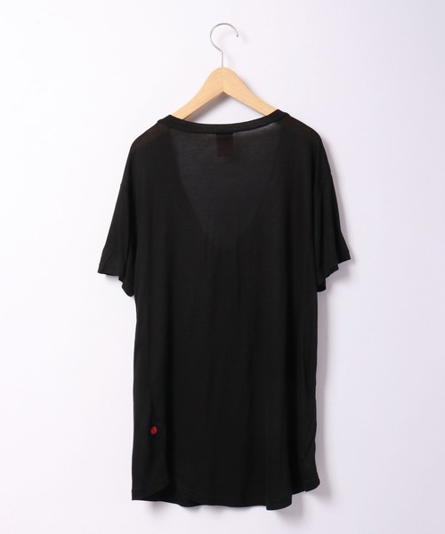 ByTheR（バイザアール）の「BYTHER 韓国ブランド 切替Vネック半袖Tシャツ（Tシャツ/カットソー・メンズ・ホワイト/ブラック・FREE）」の12枚目の写真