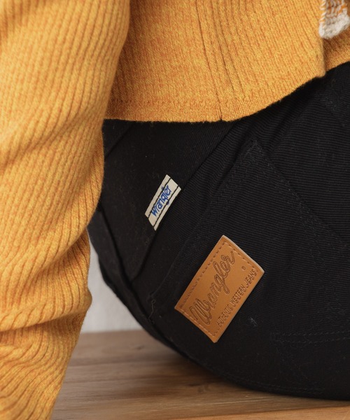 Wrangler(ラングラー)の「【Wrangler】別注FLAREPANTS(デニムパンツ・レディース・ブラック/グレー/アイボリー・S/XS/M)」の8枚目の写真