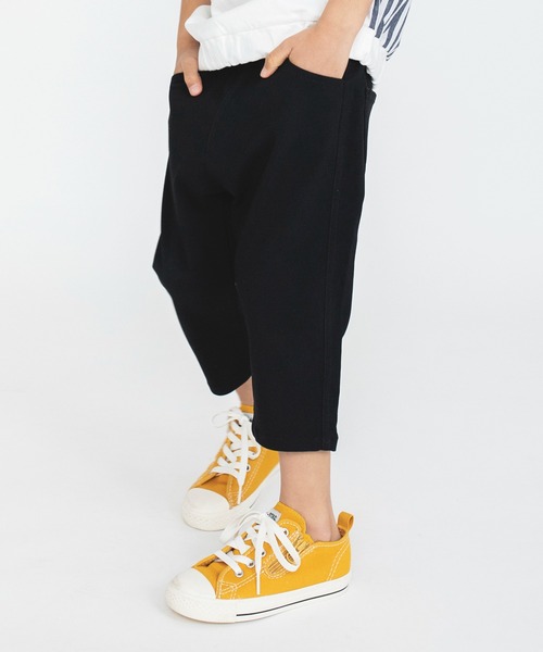 BRANSHES(ブランシェス)の「【プレミアムストレッチ】クロップドカラーパンツ(その他パンツ・キッズ・ブラック/ネイビー/グレー・90/100/110/120/130/140/150)」の5枚目の写真