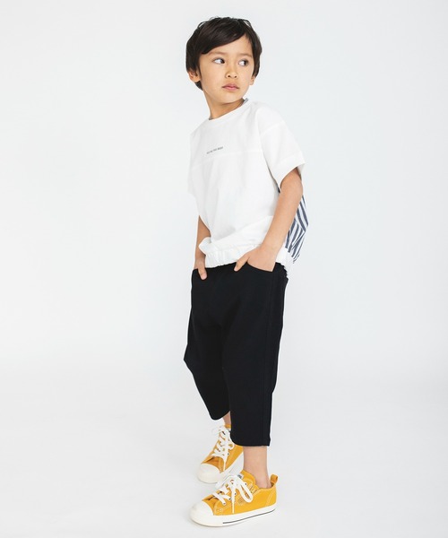 BRANSHES(ブランシェス)の「【プレミアムストレッチ】クロップドカラーパンツ(その他パンツ・キッズ・ブラック/ネイビー/グレー・90/100/110/120/130/140/150)」の9枚目の写真