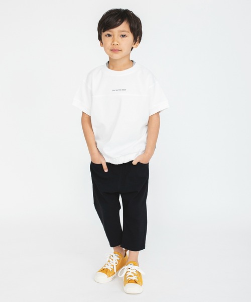 BRANSHES(ブランシェス)の「【プレミアムストレッチ】クロップドカラーパンツ(その他パンツ・キッズ・ブラック/ネイビー/グレー・90/100/110/120/130/140/150)」の10枚目の写真