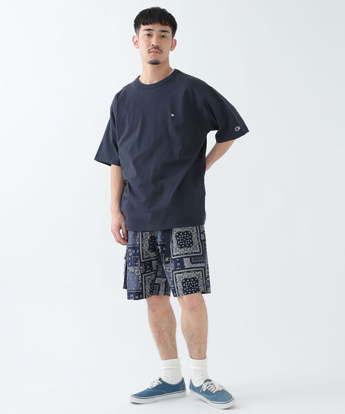 BEAMS(ビームス)の「GRAMICCI × BEAMS / 別注 Bandana Short Pants(その他パンツ・メンズ・ブラック/ネイビー・SMALL/MEDIUM/X-LARGE/LARGE)」の4枚目の写真