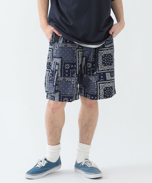 BEAMS(ビームス)の「GRAMICCI × BEAMS / 別注 Bandana Short Pants(その他パンツ・メンズ・ブラック/ネイビー・SMALL/MEDIUM/X-LARGE/LARGE)」の8枚目の写真
