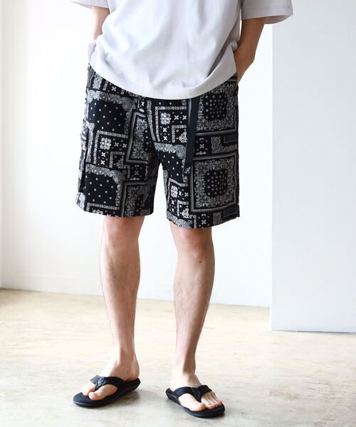 BEAMS(ビームス)の「GRAMICCI × BEAMS / 別注 Bandana Short Pants(その他パンツ・メンズ・ブラック/ネイビー・SMALL/MEDIUM/X-LARGE/LARGE)」の9枚目の写真