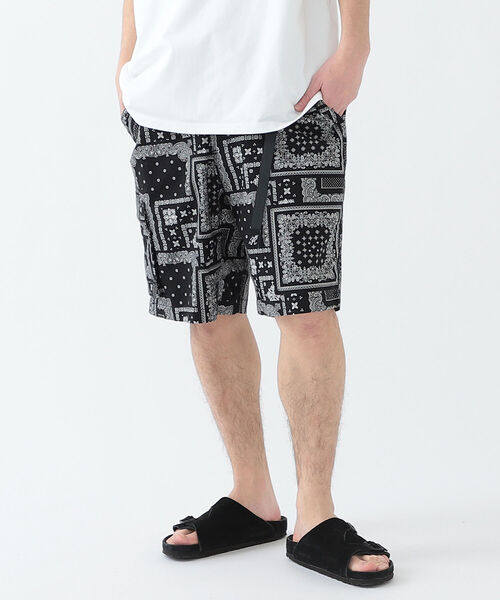 BEAMS(ビームス)の「GRAMICCI × BEAMS / 別注 Bandana Short Pants(その他パンツ・メンズ・ブラック/ネイビー・SMALL/MEDIUM/X-LARGE/LARGE)」の10枚目の写真