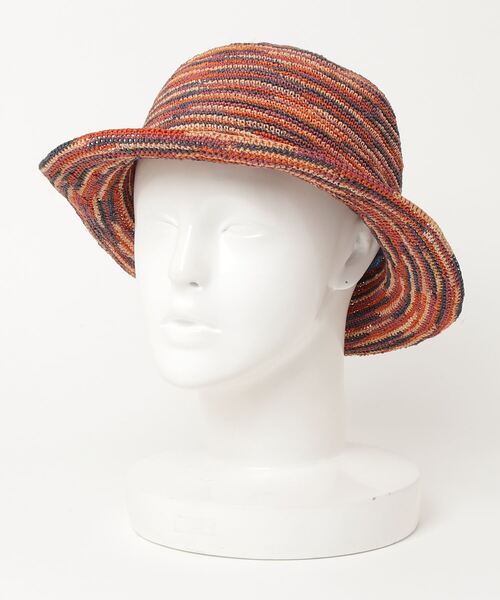 Ecua-Andino（エクアアンディーノ）の「【T18】【Ecua-Andino】HIPPIE STRAW HAT（ハット・レディース・ピンク/ブルー/その他・FREE）」の7枚目の写真