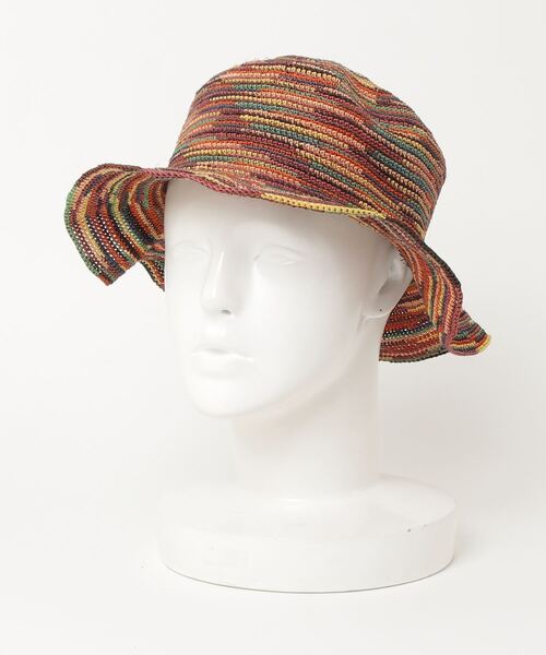 Ecua-Andino（エクアアンディーノ）の「【T18】【Ecua-Andino】HIPPIE STRAW HAT（ハット・レディース・ピンク/ブルー/その他・FREE）」の8枚目の写真