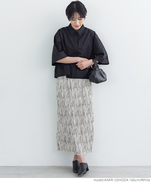 coca(coca)(コカ)の「ランダムラインプリーツスカート(スカート・レディース・ホワイト/イエロー・ONE SIZE)」の14枚目の写真