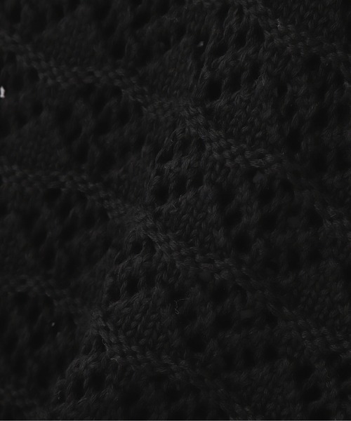 N.(N. Natural Beauty Basic)(エヌエヌナチュラルビューティーベーシック)の「◆クロシェニットビスチェ(その他トップス・レディース・ブラック/クリーム/レッド系その他・MEDIUM)」の17枚目の写真