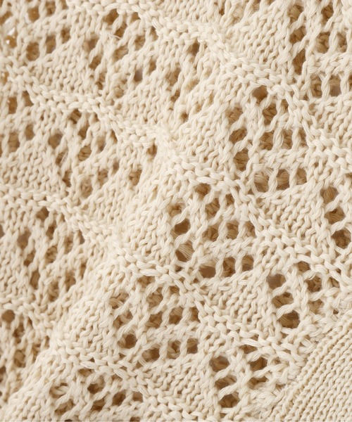 N.(N. Natural Beauty Basic)(エヌエヌナチュラルビューティーベーシック)の「◆クロシェニットビスチェ(その他トップス・レディース・ブラック/クリーム/レッド系その他・MEDIUM)」の19枚目の写真