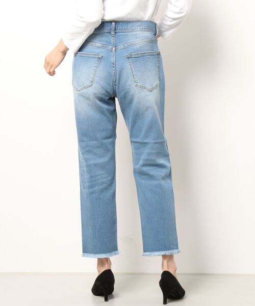 Grand PARK(グランドパーク)の「ボーイフレンド デニムパンツ(デニムパンツ・レディース・ブルー/ネイビー/ホワイト・SMALL/MEDIUM/LARGE)」の4枚目の写真