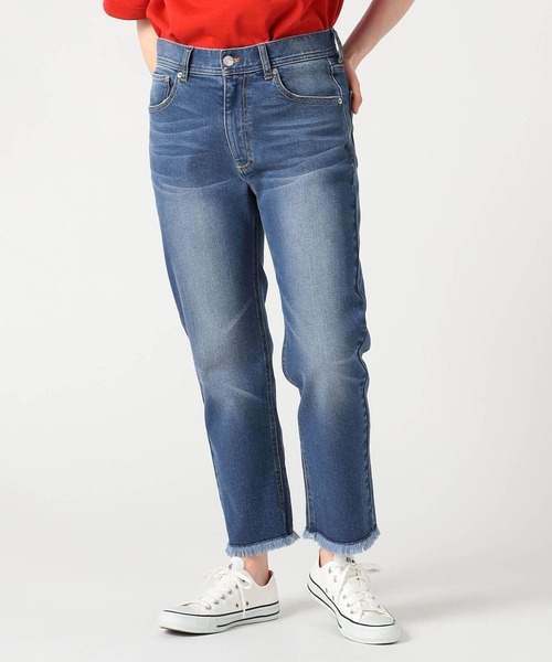 Grand PARK(グランドパーク)の「ボーイフレンド デニムパンツ(デニムパンツ・レディース・ブルー/ネイビー/ホワイト・SMALL/MEDIUM/LARGE)」の2枚目の写真