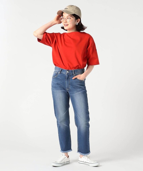 Grand PARK(グランドパーク)の「ボーイフレンド デニムパンツ(デニムパンツ・レディース・ブルー/ネイビー/ホワイト・SMALL/MEDIUM/LARGE)」の15枚目の写真