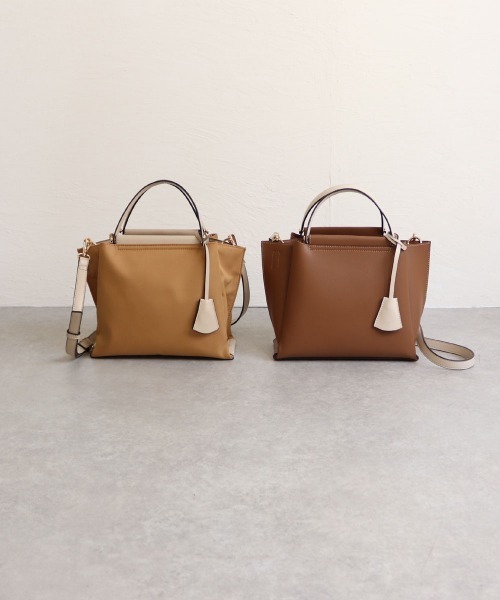 MIAN （ミアン）の「LILY / 軽量2wayハンドバッグ（ハンドバッグ・レディース・ブラック/モカ/ベージュ/カーキ/グレイッシュベージュ・FREE）」の19枚目の写真