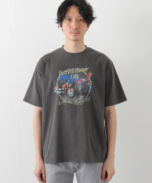 B.C STOCK(ベーセーストック)の「CRH DYED-T-DETROIT-(Tシャツ/カットソー・メンズ・ブラックミックス/ブラック系その他・MEDIUM/LARGE/SMALL)」の21枚目の写真