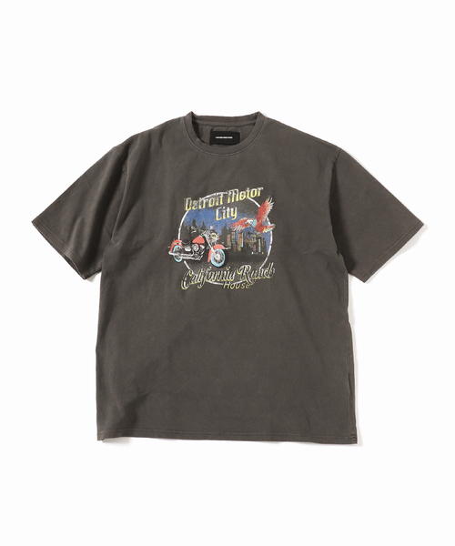 B.C STOCK(ベーセーストック)の「CRH DYED-T-DETROIT-(Tシャツ/カットソー・メンズ・ブラックミックス/ブラック系その他・MEDIUM/LARGE/SMALL)」の5枚目の写真