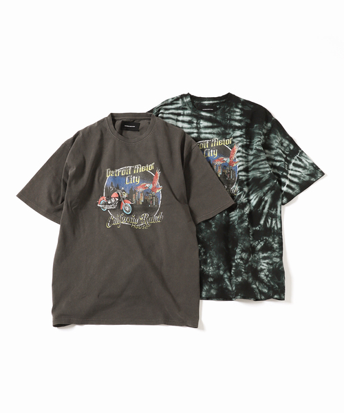 B.C STOCK(ベーセーストック)の「CRH DYED-T-DETROIT-(Tシャツ/カットソー・メンズ・ブラックミックス/ブラック系その他・MEDIUM/LARGE/SMALL)」の3枚目の写真