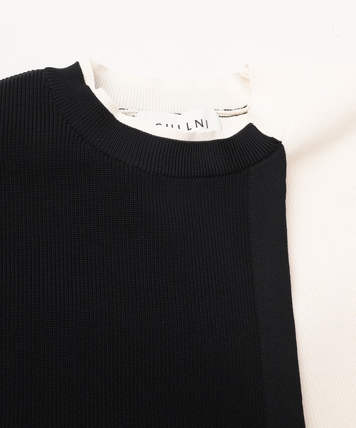CULLNI（クルニ）の「22-AW-041 / Tie-Locked Layered Knit（ニット