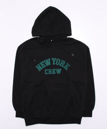 【Select】 オーバーサイズ プルオーバー パーカー "NEW YORK CREW"