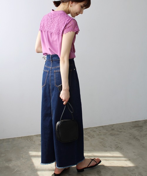 GeeRA（ジーラ）の「スクエアショルダー（ショルダーバッグ・レディース・ブラック/ベージュ/イエロー/アイボリー・FREE）」の13枚目の写真