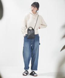 Drifter（ドリフター）の「EASY STRING POUCH【FAKE LEATHER】／イージーストリングポーチ（フェイクレザー）（ポーチ・キッズ）」