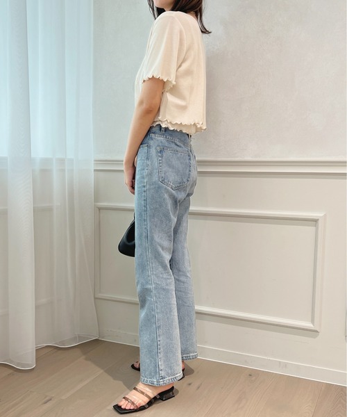 apres jour（アプレジュール）の「ワッフルカーディガン＋キャミセット【ZOZOTOWN限定アイテム】（カーディガン/ボレロ・レディース・ライトピンク/オレンジ/グリーン/アイボリー・フリー/X-LARGE）」の14枚目の写真