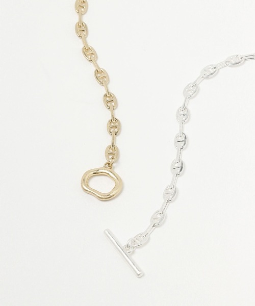 Andemiu(アンデミュウ)の「マンテルミックスネックレス347865(ネックレス・レディース・ゴールド系その他・FREE)」の2枚目の写真