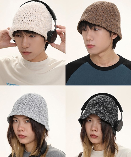 MASONPRINCE（メイソンプリンス）の「5カラーニットフィッシャーマンハット MZ2037【MASONPRINCE】（ハット・メンズ・ブラック/グレー/アイボリー/ブラウン/ブルー・FREE）」の6枚目の写真