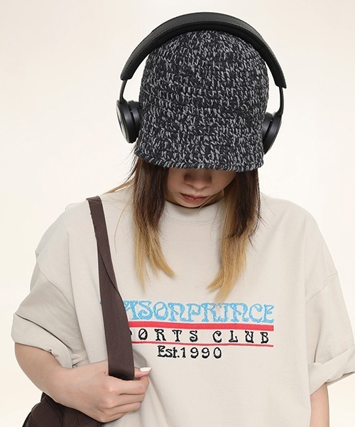 MASONPRINCE（メイソンプリンス）の「5カラーニットフィッシャーマンハット MZ2037【MASONPRINCE】（ハット・メンズ・ブラック/グレー/アイボリー/ブラウン/ブルー・FREE）」の7枚目の写真