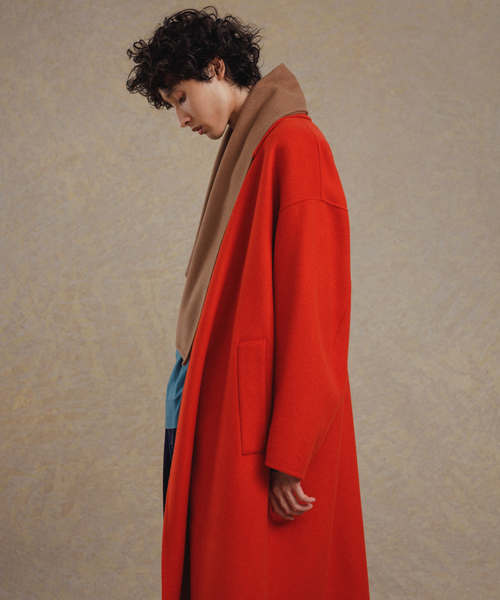 NISHIKAWA Super120 セミダブルコート/ダブルフェイス BISHU FABRIC】NISHIKAWA Super120 セミダブルコート/ダブル