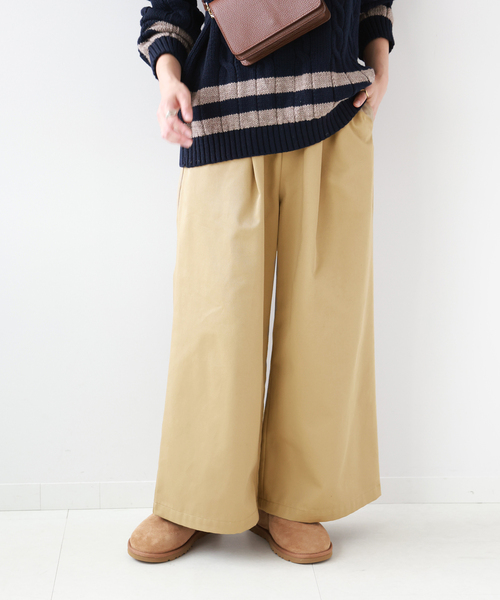 別注【Dickies ディッキーズ】RELUME フレアワイドパンツ Dickies（ディッキーズ）の「別注【Dickies/ディッキーズ