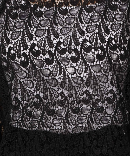 PAGEBOY(ページボーイ)の「レースチュニックシャツ(シャツ/ブラウス・レディース・ブラック/オフホワイト/ブラウン系その他・FREE)」の5枚目の写真