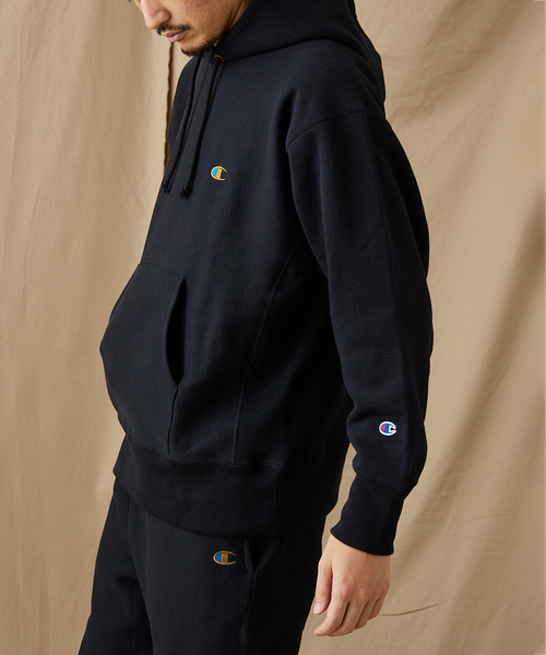 Champion（チャンピオン）の「【Champion/チャンピオン×JS】別注 リバースウィーブプルオーバーパーカー（パーカー・メンズ・ブラック/パープル/グレー/アイボリー・MEDIUM/LARGE/X-LARGE）」の17枚目の写真