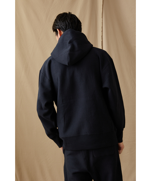 Champion（チャンピオン）の「【Champion/チャンピオン×JS】別注 リバースウィーブプルオーバーパーカー（パーカー・メンズ・ブラック/パープル/グレー/アイボリー・MEDIUM/LARGE/X-LARGE）」の18枚目の写真