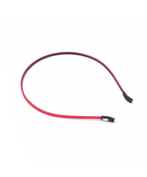 IRIS47（イリスフォーセブン）の「【IRIS 47】spagetti head band HB27（カチューシャ・レディース・ブラック/レッド/グレー/ベージュ・FREE）」の8枚目の写真