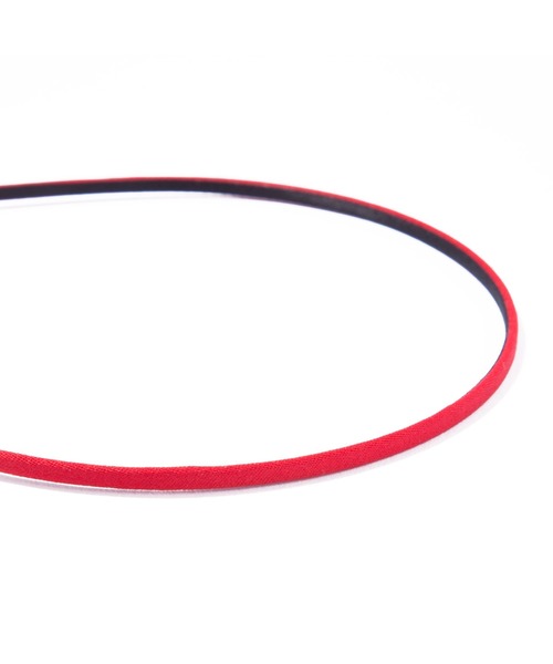 IRIS47（イリスフォーセブン）の「【IRIS 47】spagetti head band HB27（カチューシャ・レディース・ブラック/レッド/グレー/ベージュ・FREE）」の10枚目の写真